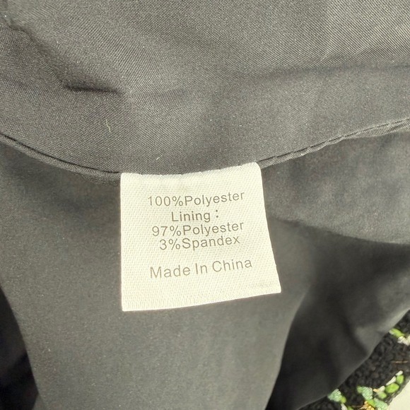 Tuckernuck Jackie Holly Tinsel Tweed Short Sleeve Dress Black Size Large Festive - Picture 7 of 9